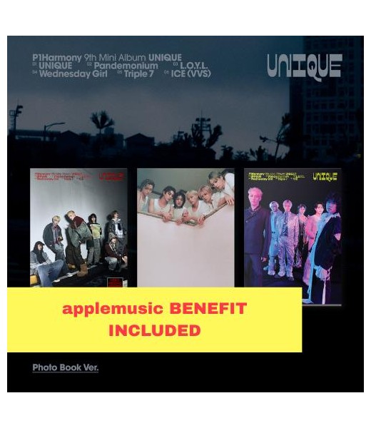 Preorder: (applemusic) P1Harmony - UNIQUE (Photobook Ver.) skelp z albumami kpop poznań kpop kpopszop