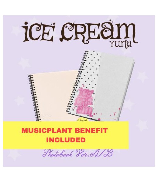 Preorder: (MUSICPLANT) YUNA (ITZY) - Ice Cream (Photobook Ver.)  aklbum pob kpop kpopszop poznań