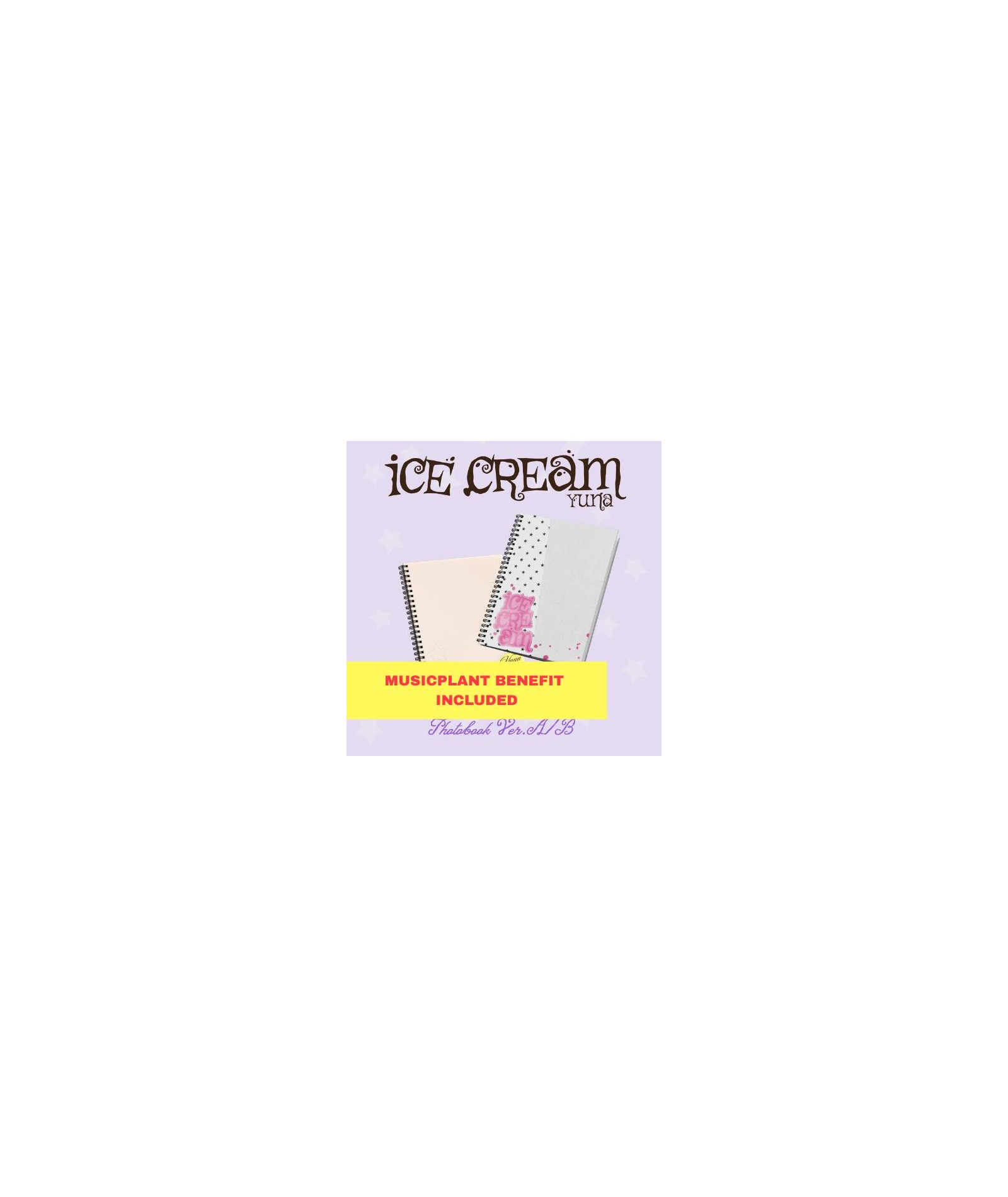 Preorder: (MUSICPLANT) YUNA (ITZY) - Ice Cream (Photobook Ver.)  aklbum pob kpop kpopszop poznań