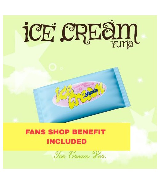 Preorder: (FANS SHOP) YUNA (ITZY) - Ice Cream (Ice Cream Ver.)  sklep z albumami kpop kpopszop poznań kpop album