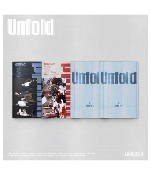 Preorder: MONSTA X - US Full Album [Unfold] (4 TYPES Random)  album kpop kpopszop polska