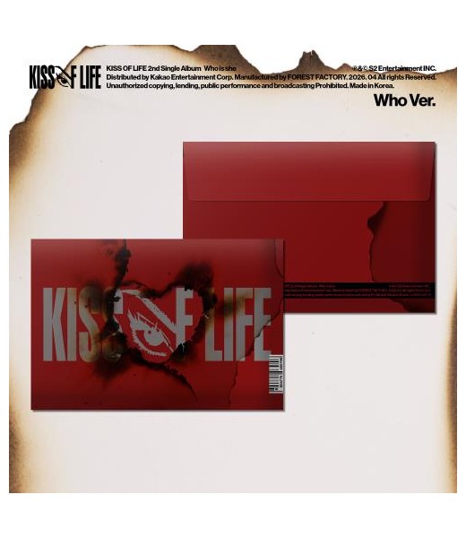 Preorder: KISS OF LIFE - 2nd Single Album [Who is she] (Who Ver.) kpopszop sklep z albumami kpop poznań