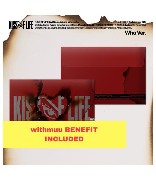 Preorder: (withmuu) KISS OF LIFE - 2nd Single Album [Who is she] (Who Ver.) kpopszop sklep album kpop pob
