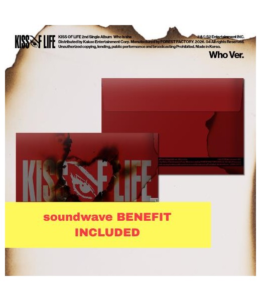 Preorder: (soundwave) KISS OF LIFE - 2nd Single Album [Who is she] (Who Ver.) kpop album kpopzop polska