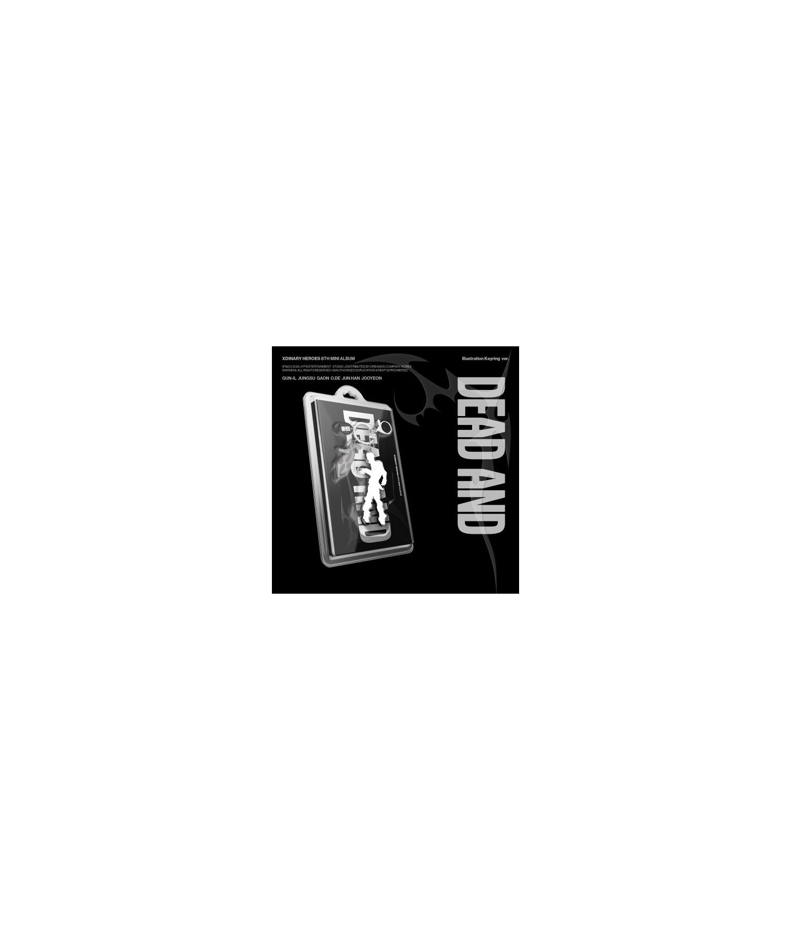 Preorder: Xdinary Heroes - 8th mini album [DEAD AND] (Illustration Keyring Ver.) slbum kpop kpopszop polska kpop album