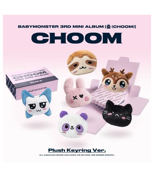Preorder:  BABYMONSTER - 3rd MINI ALBUM 춤 (CHOOM) (Plush Keyring Ver.)  sklep poznań kpop album