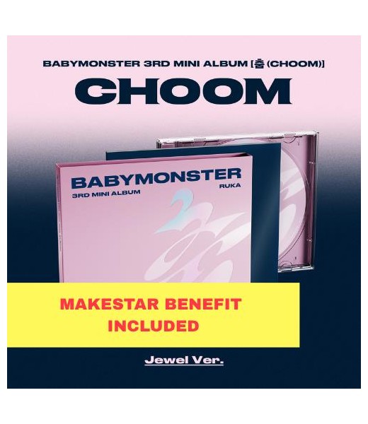 Preorder: (MAEKSTAR) BABYMONSTER - 3rd MINI ALBUM [춤 (CHOOM)] (Jewel Ver.) sklep kpop album pob kpopszop