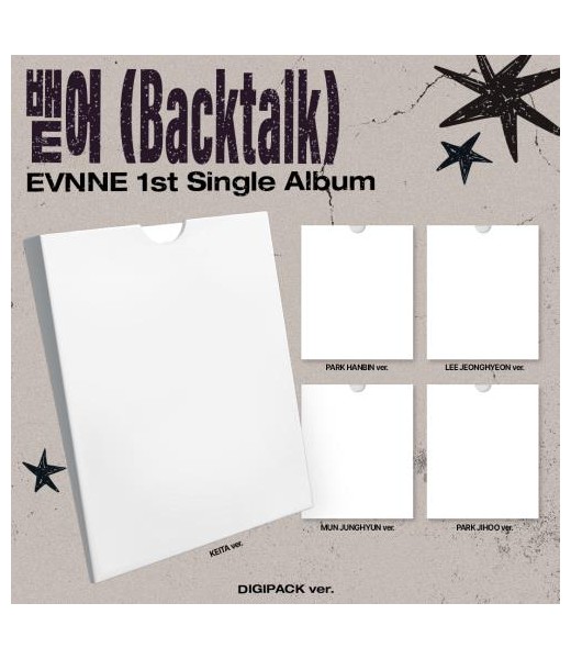 Preorder: EVNNE - 1st Single Album "Backtalk" (DIGIPACK ver.) sklep kpop polska poznań kpopszop
