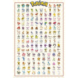 Duży plakat - Pokemon v3