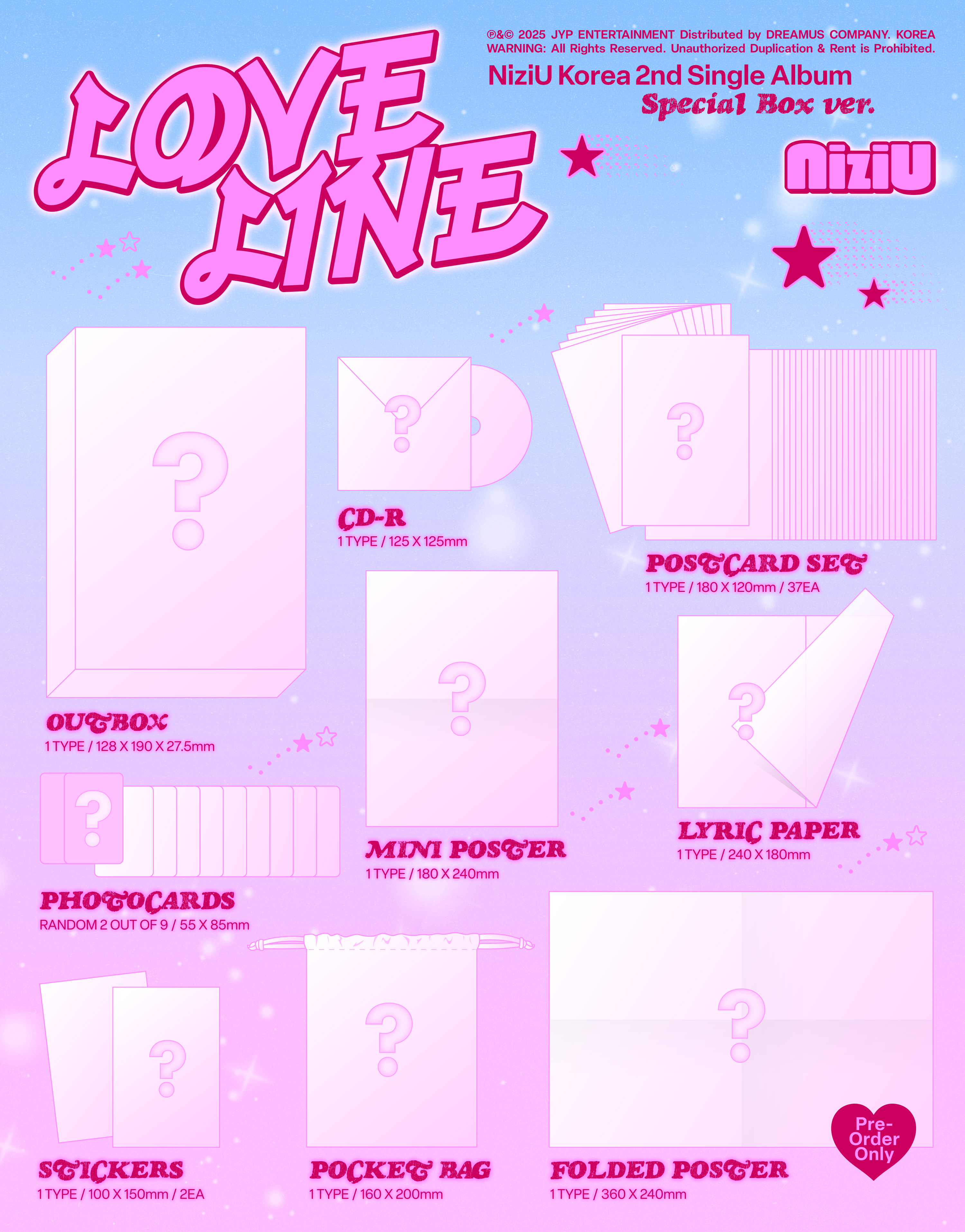 LOVE LINE Niziu special box album